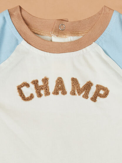 Little Champ Jumpsuit by Mud Pie - TULLABEE