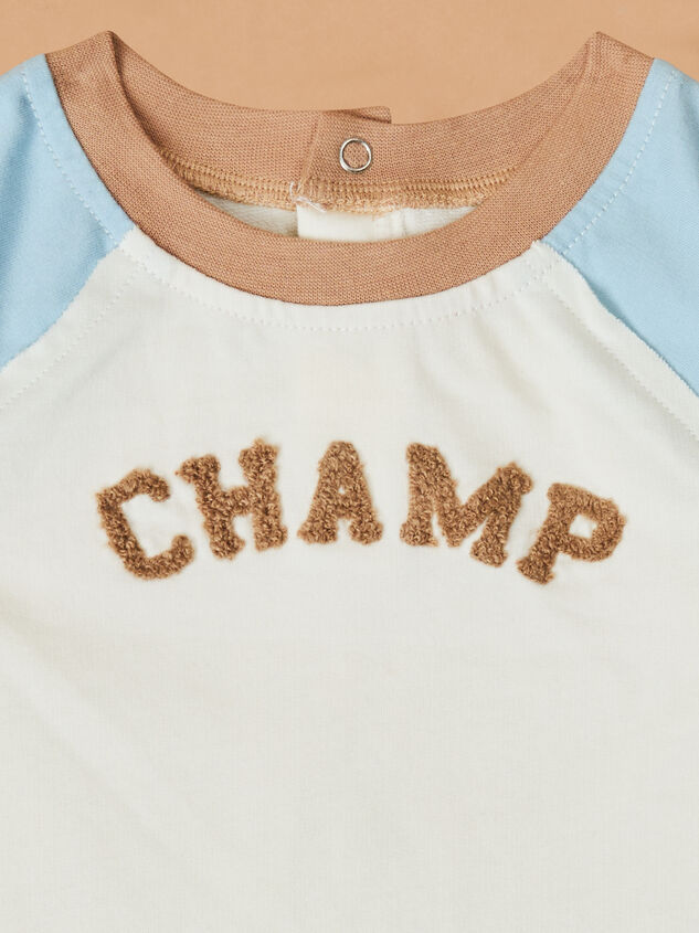 Little Champ Jumpsuit by Mud Pie Detail 2 - TULLABEE