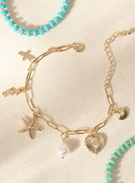 Coastal Charm Bracelet Set - TULLABEE