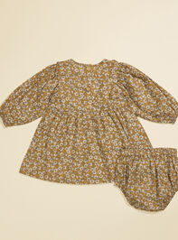 Edith Sunflower Dress Set Detail 3 - TULLABEE