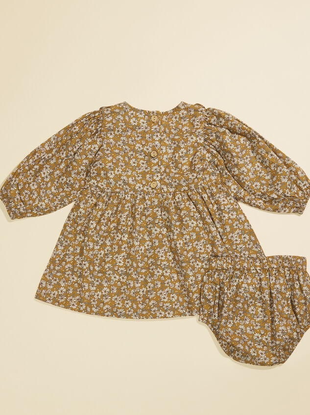Edith Sunflower Dress Set Detail 3 - TULLABEE