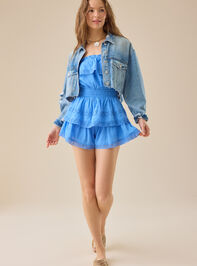 Taite Strapless Romper Detail 5 - TULLABEE