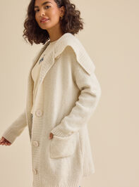 Evangeline Oversized Cardigan Detail 3 - TULLABEE