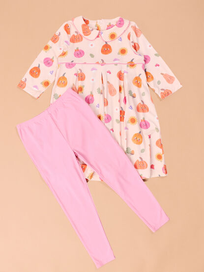 Pumpkin Patch Pal Dress Set - TULLABEE