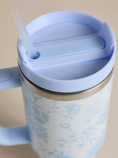 Toile Pattern Tumbler - TULLABEE