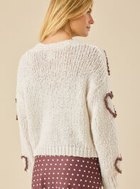 Miller 3D Heart Cardigan Detail 4 - TULLABEE