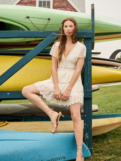 Leighton Lace Mini Dress - TULLABEE
