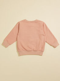 Flower Sweatshirt Detail 2 - TULLABEE