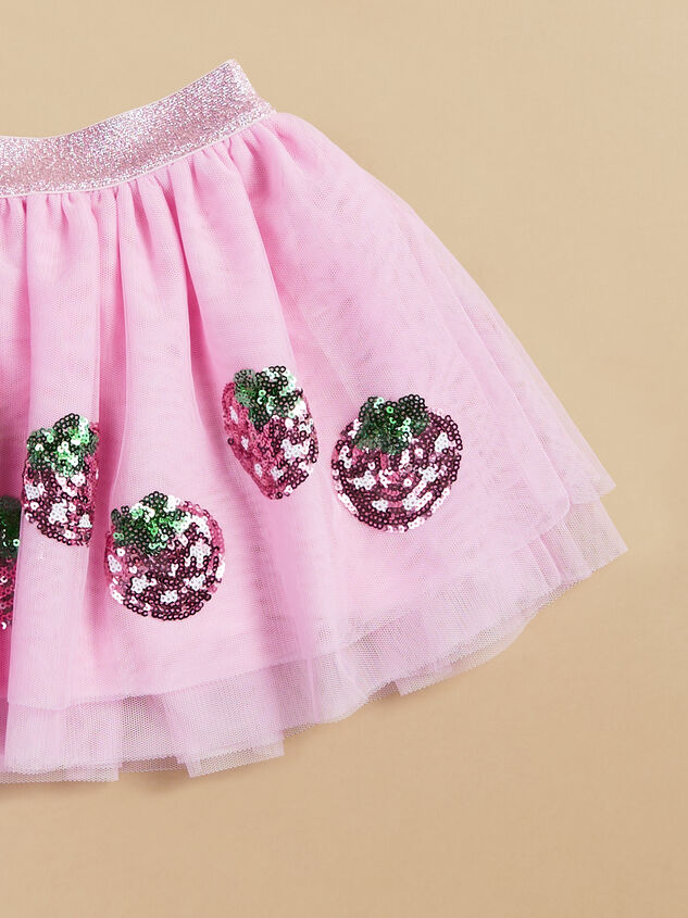 Berry Sweet Tutu Skirt Detail 2 - TULLABEE