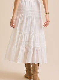 Austin Lace Midi Skirt Detail 5 - TULLABEE