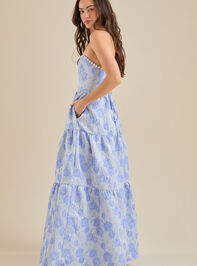 Skye Floral Maxi Dress Detail 2 - TULLABEE