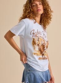 Ryders Ranch Oversized Tee Detail 3 - TULLABEE