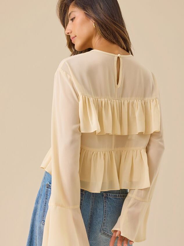 Wrenley Ruffle Top Detail 4 - TULLABEE