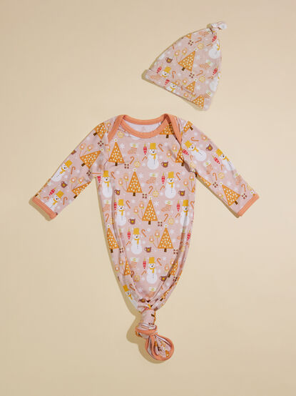 Boho + Bright Knot Gown & Hat Set - TULLABEE