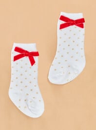 Holiday Dot Socks by Mud Pie - TULLABEE
