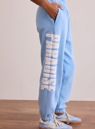 Summer Paradise Fleece Jogger Detail 2 - TULLABEE