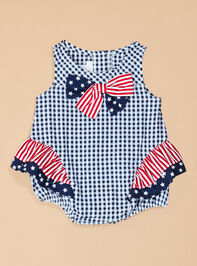 American Gingham Bubble Detail 2 - TULLABEE