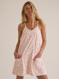 Kara Floral Mama Athletic Dress Detail 2 - TULLABEE