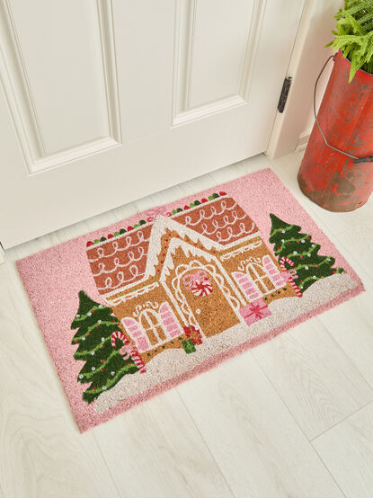 Gingerbread Christmas Doormat - TULLABEE