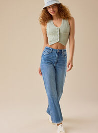 Mickie Straight Leg Jeans Detail 7 - TULLABEE