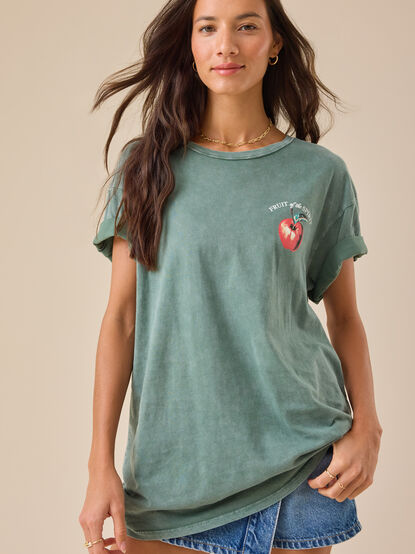 The Fruit of the Spirit Oversized Graphic Tee - TULLABEE
