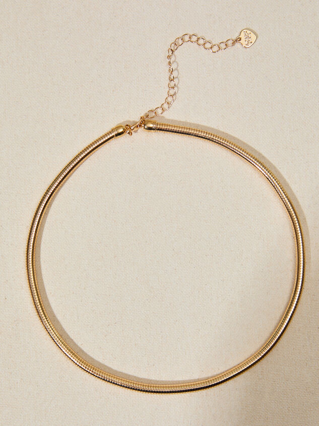 Ribbed Collar Necklace - TULLABEE