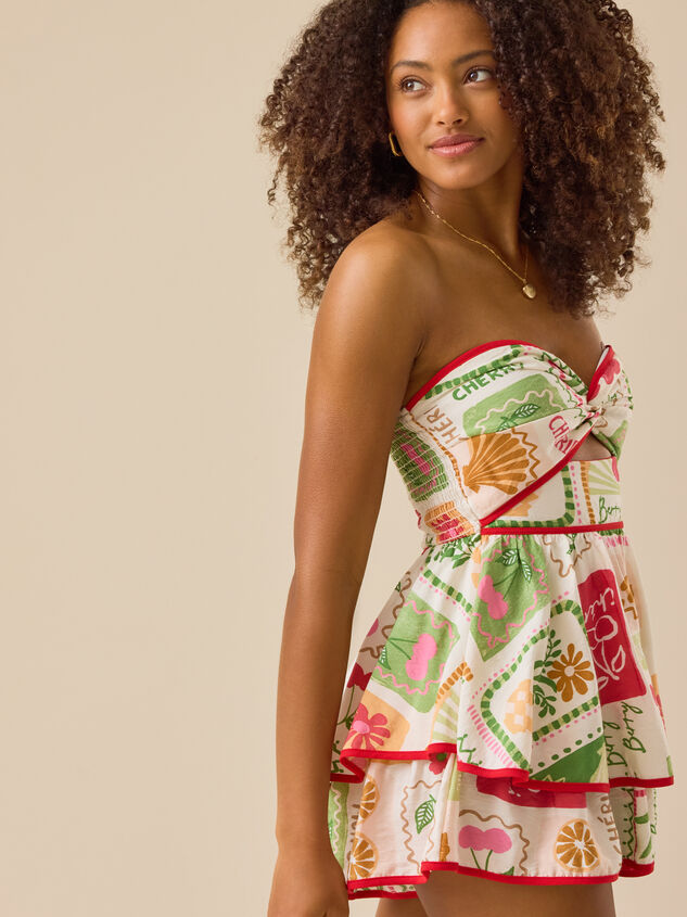 Alexis Strapless Romper Detail 5 - TULLABEE