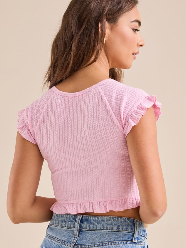 Brinley Textured Knit Top Detail 4 - TULLABEE