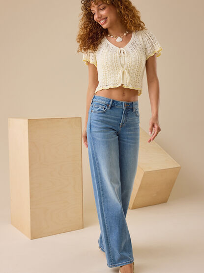 Posy Tie Front Top - TULLABEE