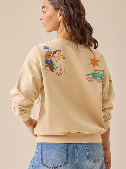 Howdy Graphic Crewneck - TULLABEE