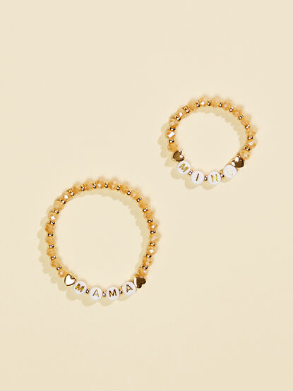 Mama & Mini Heart Bracelet Set - TULLABEE