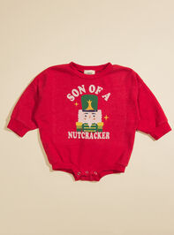 Son Of A Nutcracker Graphic Romper Detail 2 - TULLABEE