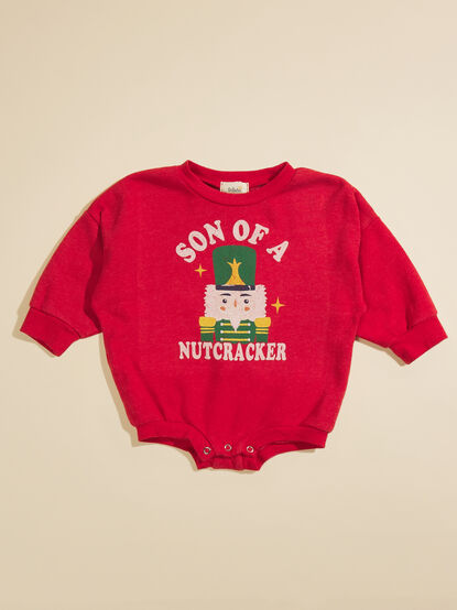 Son Of A Nutcracker Graphic Romper - TULLABEE
