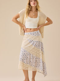 Mandi Print Lace Midi - TULLABEE