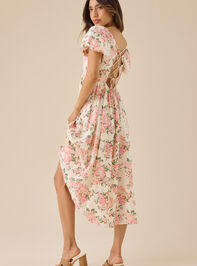 Cameron Floral Maxi Dress Detail 2 - TULLABEE