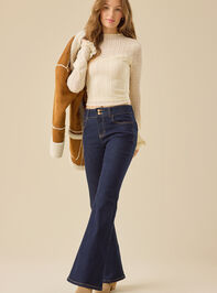 Riven Boot-Cut Jeans - TULLABEE