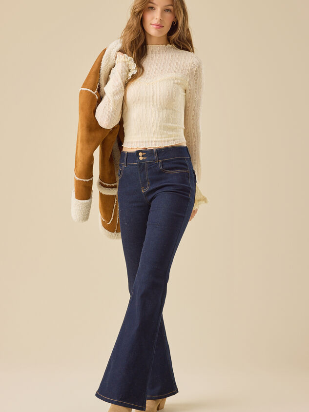 Riven Boot-Cut Jeans - TULLABEE