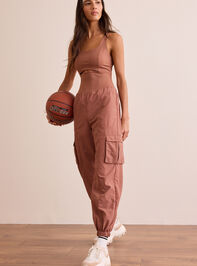 Ball Out Jumpsuit Detail 2 - TULLABEE