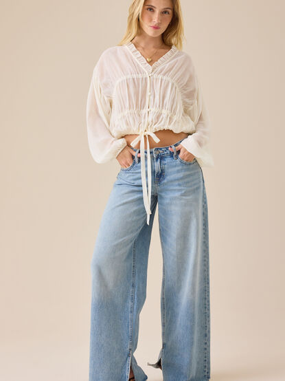 Harper Boho Cinch Top - TULLABEE