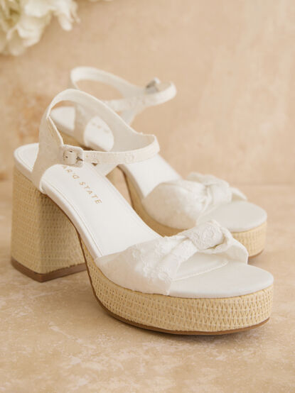 Hayleey Floral Wedges - TULLABEE