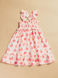 Ellen Peach Smocked Dress - TULLABEE