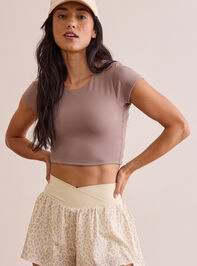 Bounce Leopard Print Crossover Short - TULLABEE