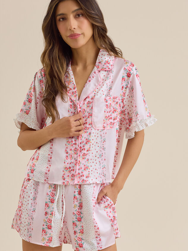 Rose Floral Sleep Top - TULLABEE
