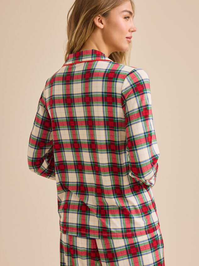 Harley Holiday Parent Pajama Set Detail 5 - TULLABEE