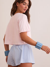 Make It Count Striped Tee Detail 5 - TULLABEE