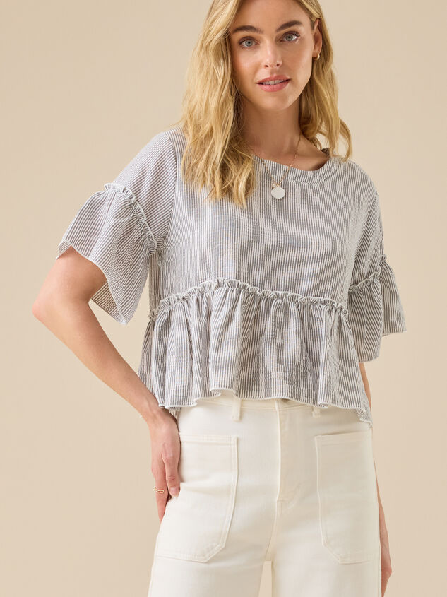 Leyla Stripe Top - TULLABEE