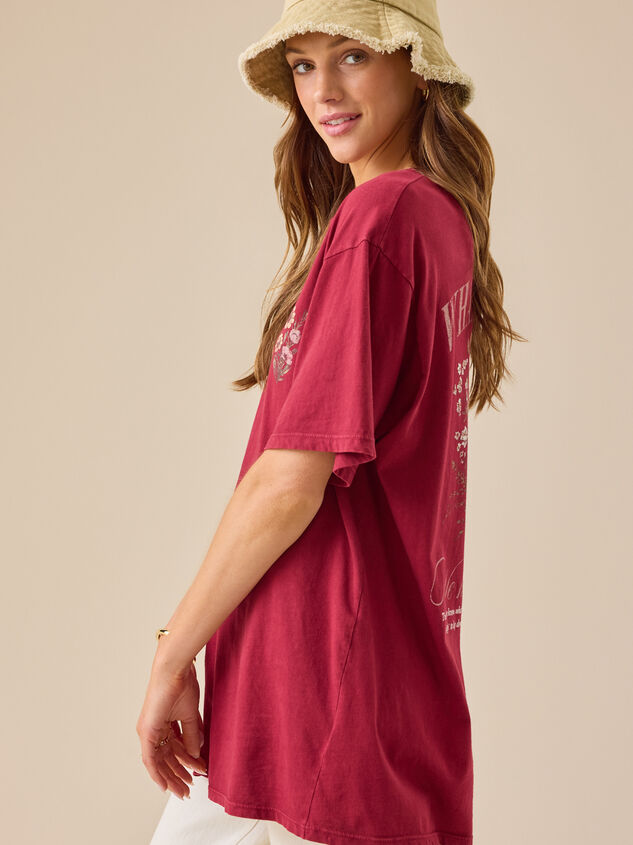 What A Friend We Have Oversized Tee Detail 4 - TULLABEE