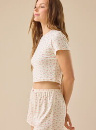 Eleanora Floral Lounge Top Detail 4 - TULLABEE