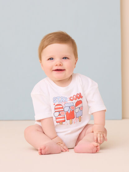Stay Cool Bomb Pop Romper - TULLABEE