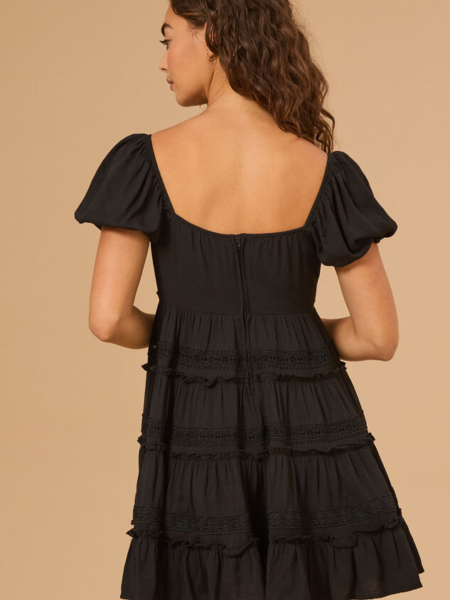 Marcie Tiered Mini Dress Detail 5 - TULLABEE